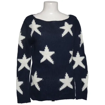 Sweater (Blå, Hvid) fra Poolgirl Akryl, Uld