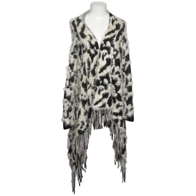 Cardigan (Zwart, Wit) van Sh Collection Acryl, Katoen, Polyamide, Wol