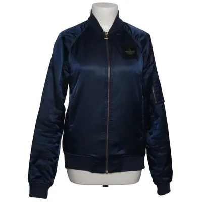 Bomber jacket (Blue) from Adidas Originals Cotton, Elastane, Polyester