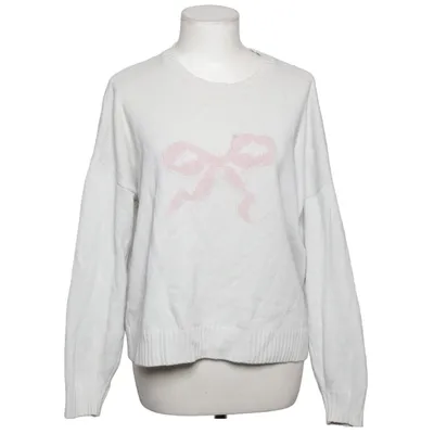 Sweater (White, Pink) from Hollister Cotton, Polyester