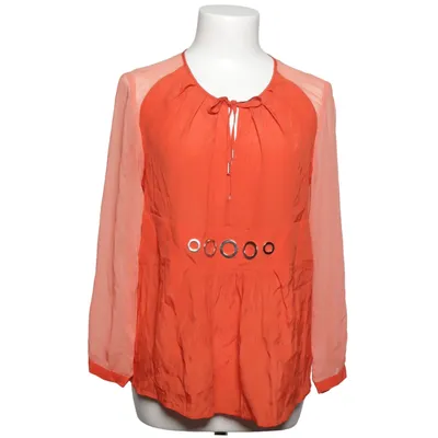 Bluse (Orange) fra Atos Lombardini Acetat, Polyester, Silke