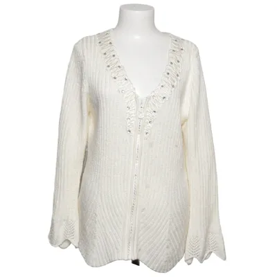 Cardigan (Wit) van Stephen F. Acryl, Polyamide