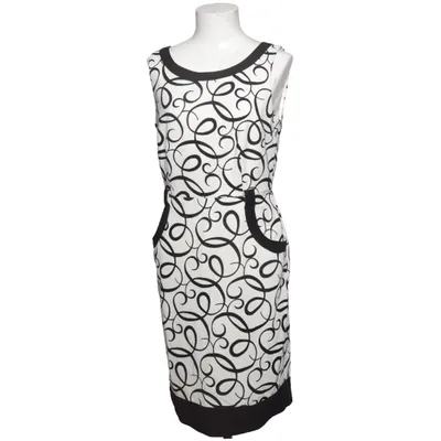 Dress (Black, White) from London Times Elastane, Polyester
