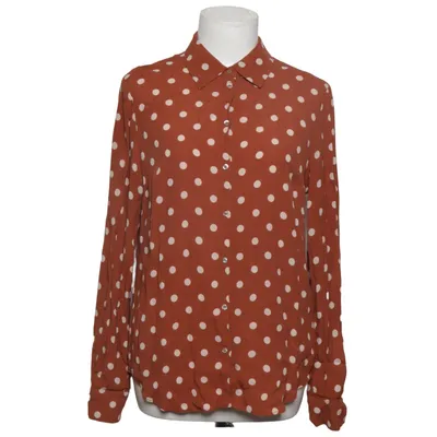 Blouse (Brown, White) from Set Viscose