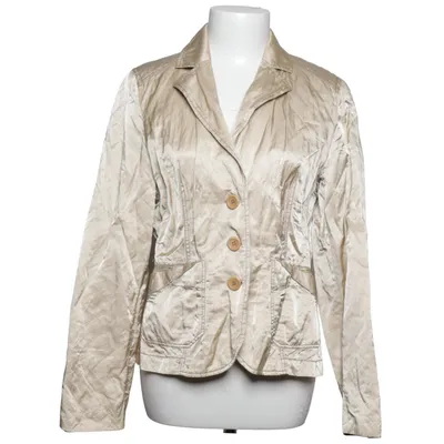 Blazer (Beige) from Verse Cotton, Metallic fiber, Polyamide, Polyester