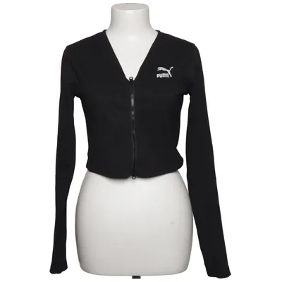 Cardigan (Black) from Puma Cotton, Elastane, Polyester