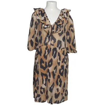 Dress (Brown, Multicolored) from Dánte Viscose, Polyester, Tencel