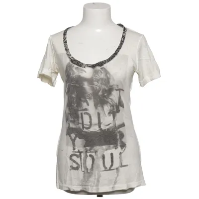 T-shirt (Hvid, Sort) fra Rich & Royal Bomuld