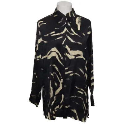 Shirt (Black, Beige) from Massimo Dutti Viscose