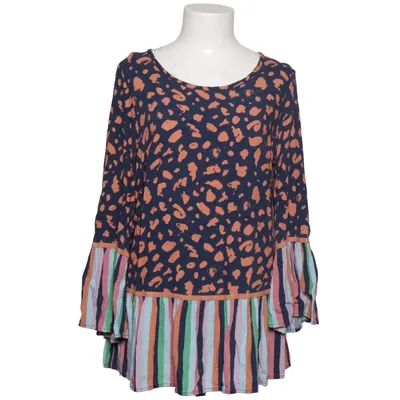 Peplumtopp (Blå, Flerfärgad) från Alba Moda Viskos