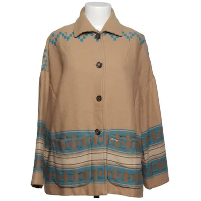 Jacket (Beige, Blue, Multicolored) from Luis Trenker Cotton, Polyamide, Wool
