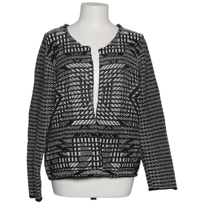 Cardigan (Black, White, Multicolored) from Sara Lindholm Acrylic, Cotton