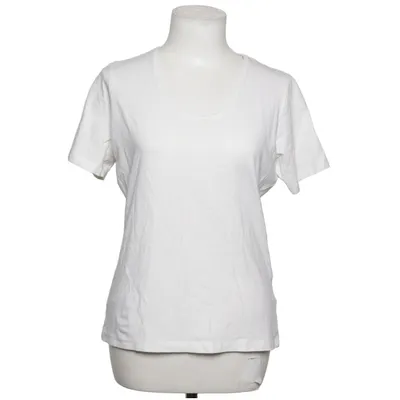 T-shirt (Vit) från Anne L Bomull, Elastan