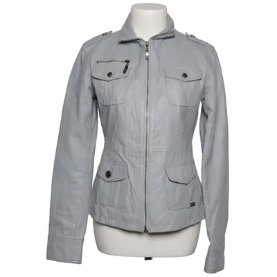 Veste en cuir (Gris) de One Green Elephant