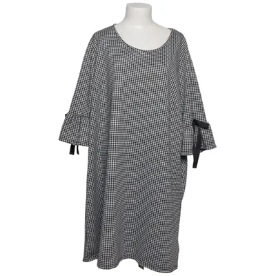 Jurk (Zwart, Wit) van Clockhouse Elastaan, Polyester