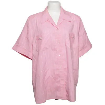 Shirt (Roze, Wit) van Hucke Mode Collection Polyester, Viscose