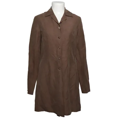 Shirt dress (Brown) from Bogie Linen, Silk