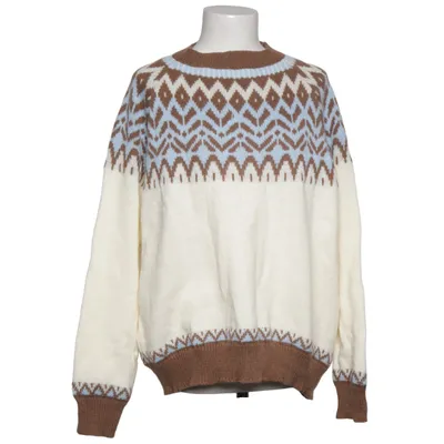 Strickpullover (Weiß, Blau, Braun) Polyester