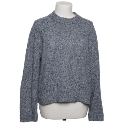Sweater (Blå, Hvid) fra Odeeh Kashmir, Silke