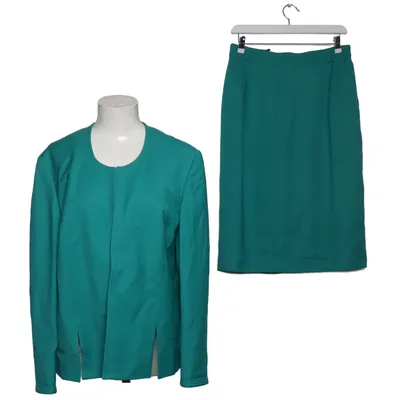 Tailleur jupe (Vert) de Hardob Acétate, Laine