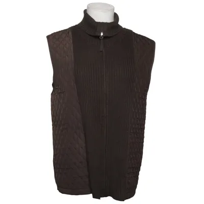 Outer vest (Brown) from Long Island Acrylic, Merino wool
