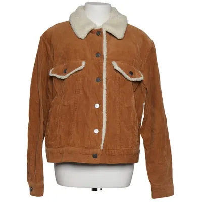 Shearling jacket (Brown, White) from ASOS Denim