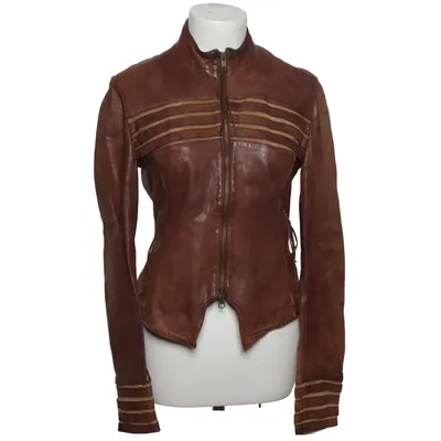 Veste en cuir (Marron)