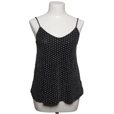 Tank­top (Schwarz, Weiß) von Cooperative Elasthan, Metallfaser, Polyamid, Viskose