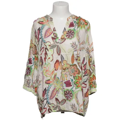 Blouse (Beige, Multicolored) from Geisha Viscose