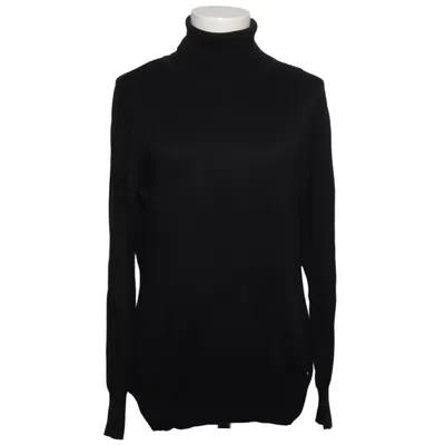 Rollkragenpullover (Schwarz) von Lisa Tossa Baumwolle, Viskose