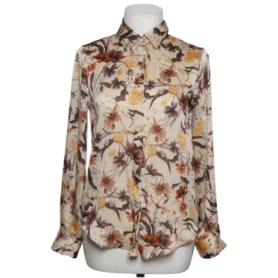Blouse (Beige, Marron, Orange) de Zara Basic Collection Polyester