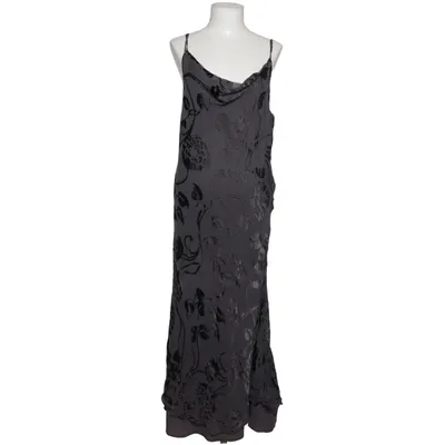 Avondjurk (Grijs) van Kaliko Polyester, Zijde, Viscose