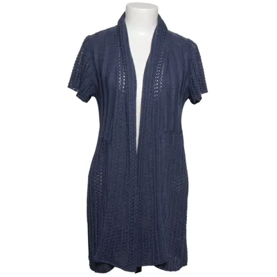 Cardigan (Blue) from Gina Laura Collection Acrylic, Cotton, Polyamide