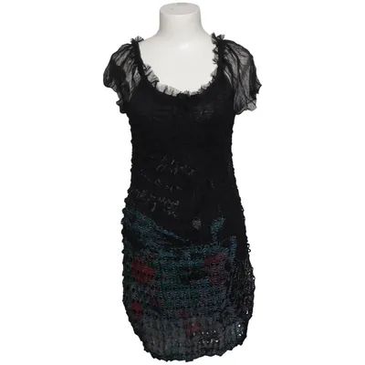 Dress (Black, Multicolored) from Soggo Cotton, Polyamide