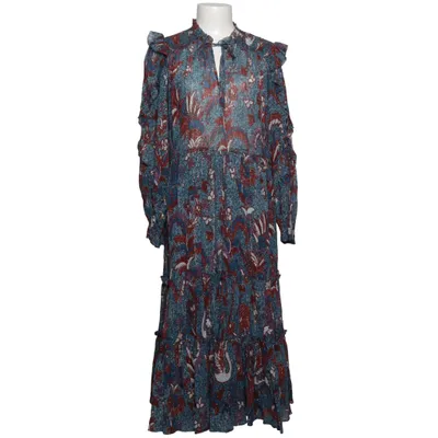 Maxikjole (Blå, Rød, Hvid) fra Ulla Johnson Bomuld, Polyester, Silke