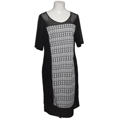 Dress (Black, White) from Fiorella Rubino Elastane, Polyester