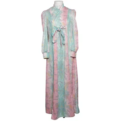 Långklänning (Rosa, Grön, Gul, Vit) från Vintage