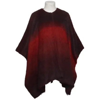 Poncho (Red, Purple) from Liviana Conti Cotton, Polyester