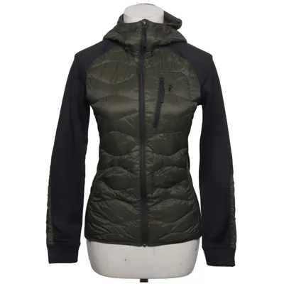 Down jacket (Green, Black) from Peak Performance Down, Elastane, Feather, Polyamide, Polyester