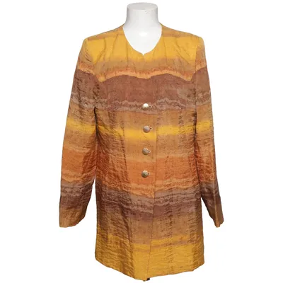 Blazer (Geel, Bruin, Meerkleurig) van Weinberg Polyamide, Polyester, Viscose