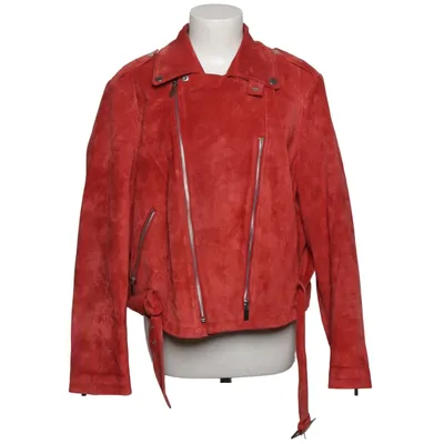 Bikerjacke (Rot) von Studio Untold Leder, Polyester