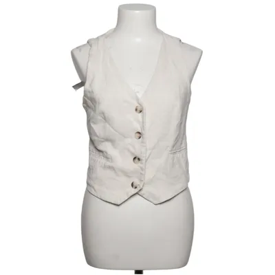 Suit vest (Beige) from Stradivarius Linen, Viscose
