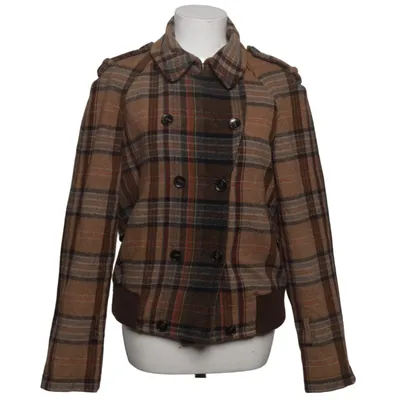 Bomberjack (Bruin, Meerkleurig) van Stile Benetton Acetaat, Nylon, Viscose, Wol