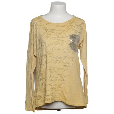 Langarmshirt (Gelb) von Gina Laura Baumwolle, Elasthan, Polyester