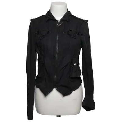 Jacket (Black) from Replay Cotton, Polyamide