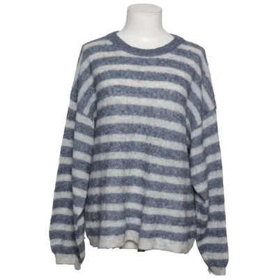 Pull-over (Bleu, Gris) de American Vintage Laine d'alpaga, Élasthane, Polyamide