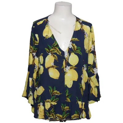 Bluse (Blå, Gul, Grøn) fra Glamorous Curve Viscose