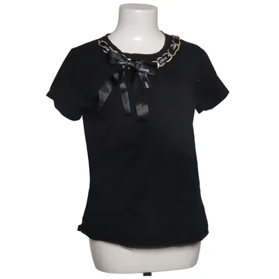 T-shirt (Svart) från Miss Charm Bomull, Elastan