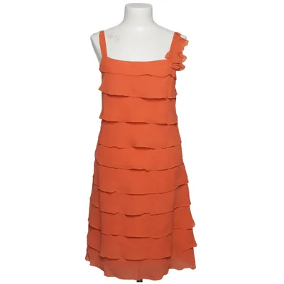 Kjole (Orange) fra Un Deux Trois Polyester, Silke