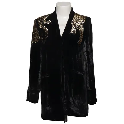 Blazer (Sort) fra The Kooples Polyester, Silke, Viscose